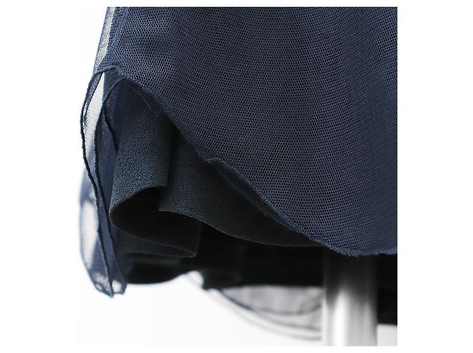 Timeless Falda de malla Chanel 02C P18712 Azul Azul marino - vista 12