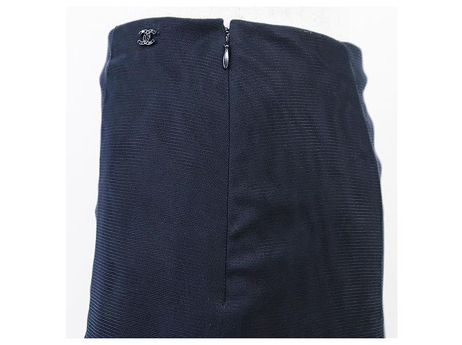 Timeless Falda de malla Chanel 02C P18712 Azul Azul marino - vista 8
