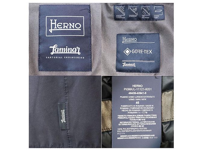 Autre Marque Abrigo Herno Laminar GORE-TEX Azul Azul marino - vista 10