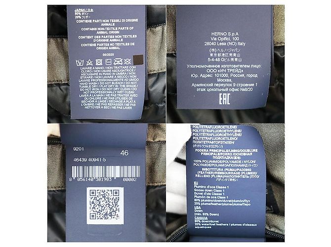 Autre Marque Abrigo Herno Laminar GORE-TEX Azul Azul marino - vista 9