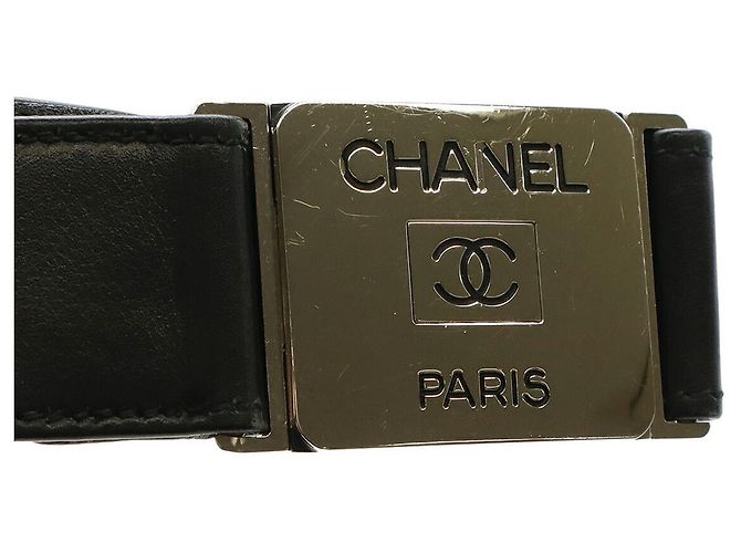 Chanel Ledergürtel Schwarz - Ansicht 3