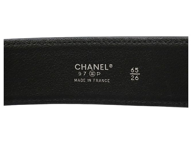 Chanel Ledergürtel Schwarz - Ansicht 6