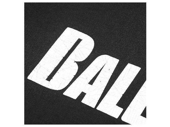 Everyday Sudadera de algodón Crush Destroyed de Balenciaga Negro - vista 3