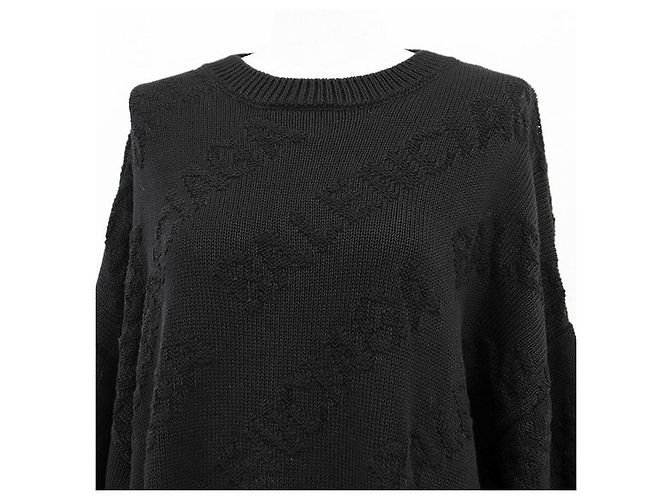 Everyday Suéter de algodón Balenciaga Negro - vista 2