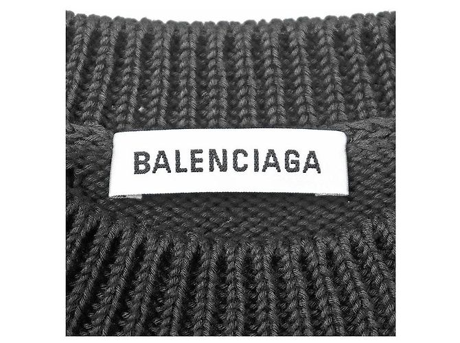 Everyday Suéter de algodón Balenciaga Negro - vista 9