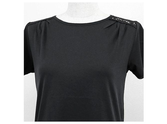 Dolce & Gabbana Top de Algodón Nylon Dolce&Gabbana Negro - vista 2