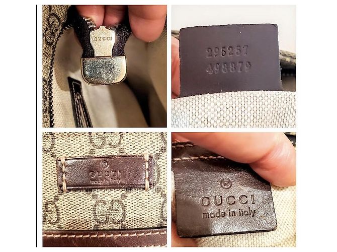 Dionysus Borsa Gucci GG Supreme marrone in tela e pelle - vista 2