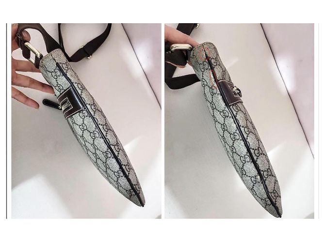 Dionysus Borsa Gucci GG Supreme marrone in tela e pelle - vista 6