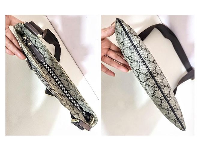 Dionysus Borsa Gucci GG Supreme marrone in tela e pelle - vista 7