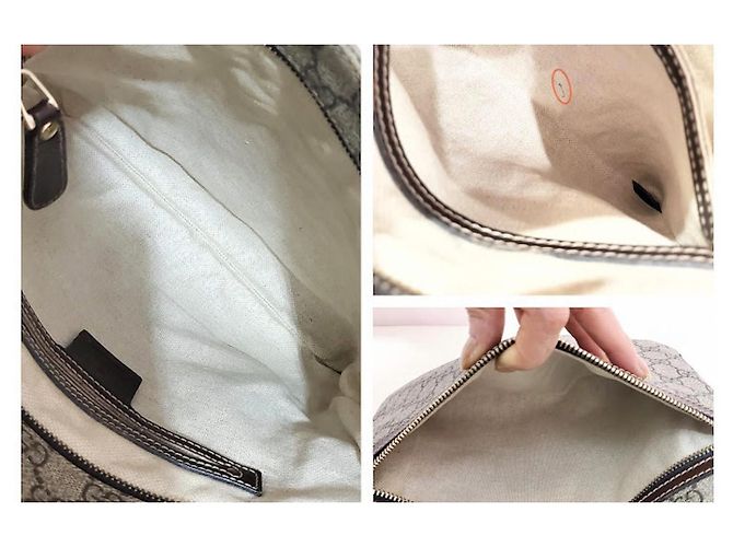 Dionysus Borsa Gucci GG Supreme marrone in tela e pelle - vista 9