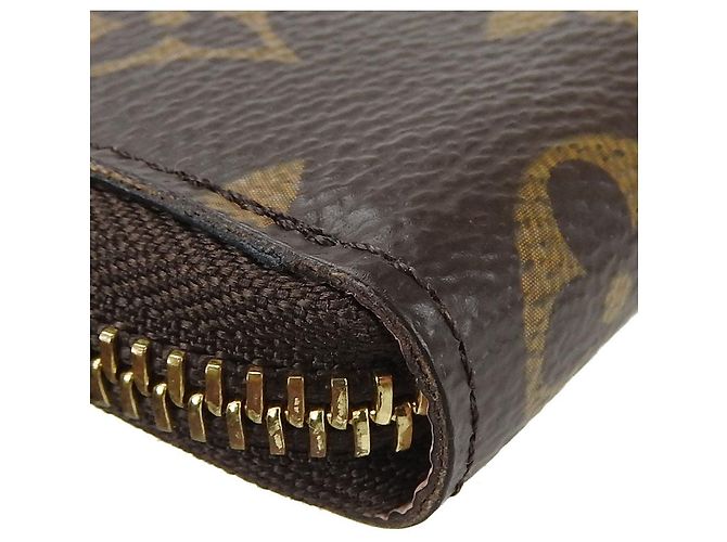 Slender Cartera Larga Monograma Clemence de Louis Vuitton Castaño Rosa - vista 11