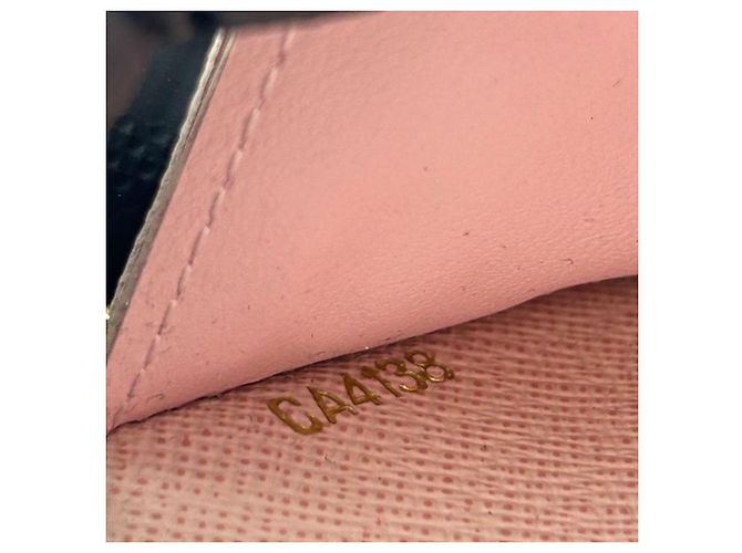 Slender Cartera Larga Monograma Clemence de Louis Vuitton Castaño Rosa - vista 19