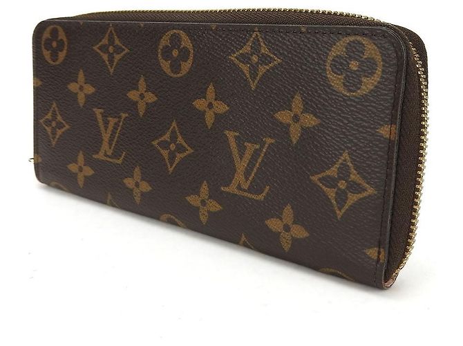Slender Cartera Larga Monograma Clemence de Louis Vuitton Castaño Rosa - vista 2