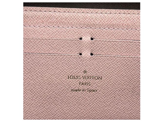 Slender Cartera Larga Monograma Clemence de Louis Vuitton Castaño Rosa - vista 20