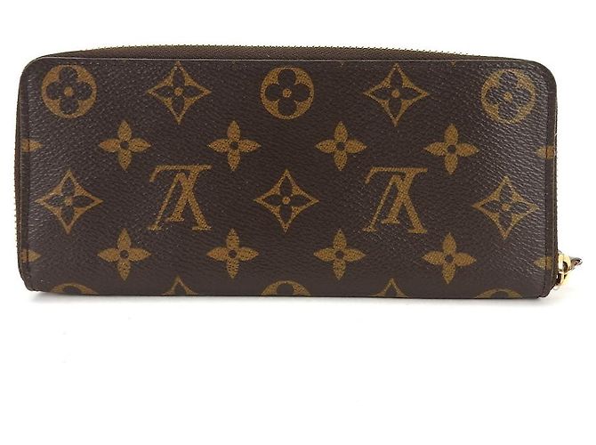 Slender Cartera Larga Monograma Clemence de Louis Vuitton Castaño Rosa - vista 3