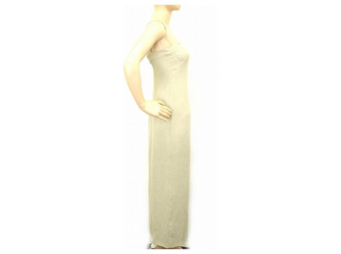 Autre Marque MANI Kleid aus Polyester Beige - Ansicht 3
