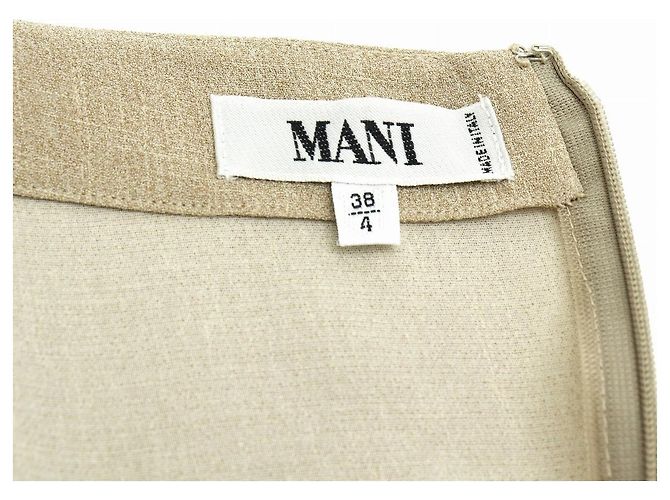 Autre Marque MANI Kleid aus Polyester Beige - Ansicht 7