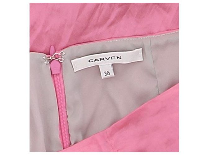 Falda Carven rosa midi - vista 5
