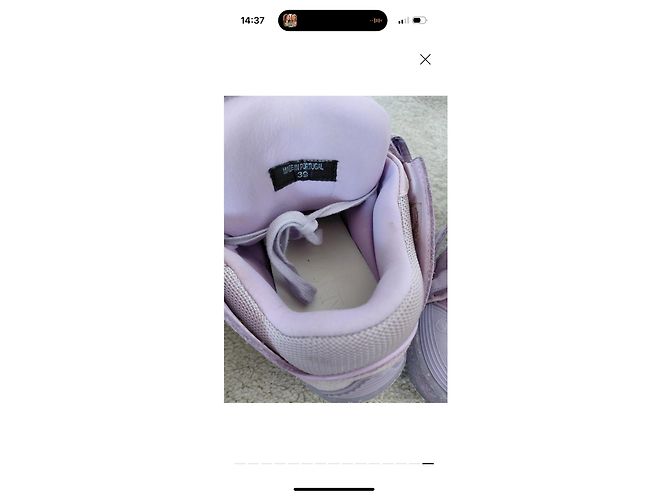Lanvin Curv Sneaker Lila Leder Größe 39 - Ansicht 15