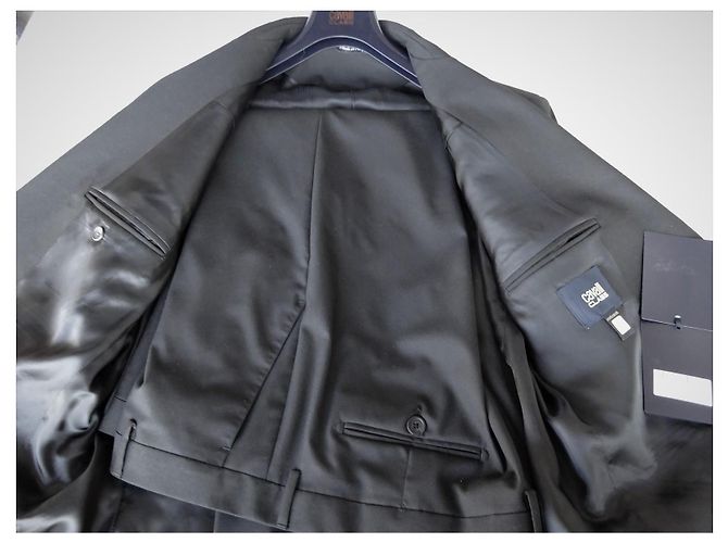 Roberto Cavalli Cavalli Herren Anzughose. Neu! Größe 52 Schwarz - Ansicht 4