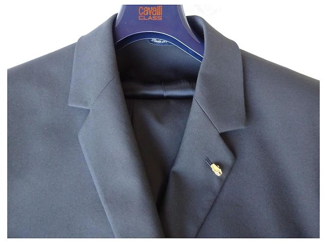 Roberto Cavalli Cavalli Herren Anzughose. Neu! Größe 52 Schwarz - Ansicht 7