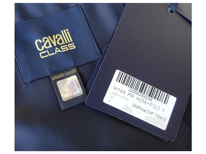 Roberto Cavalli Cavalli Herrenanzughose. Neu! Wolle + Kaschmir! Größe 54 Schwarz - Ansicht 7