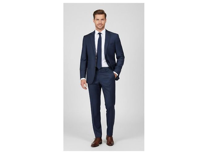Roberto Cavalli Cavalli Herrenanzughose. Neu! Wolle + Kaschmir! Größe 54 Schwarz - Ansicht 8