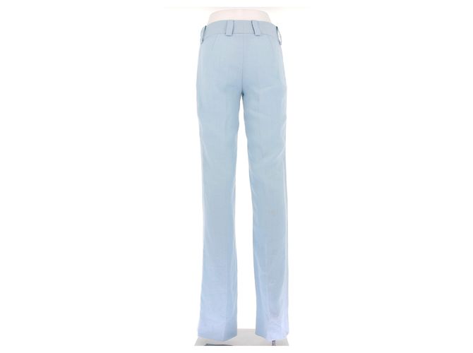 Dolce & Gabbana Pantalón azul claro de lino - vista 2