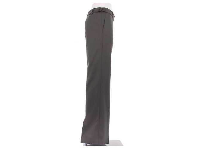 Chloé Pantalón topo de lana Beige - vista 3