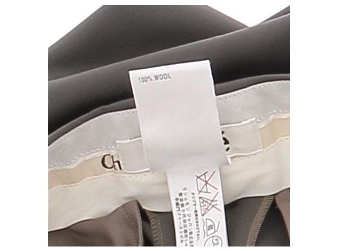 Chloé Pantalón topo de lana Beige - vista 6