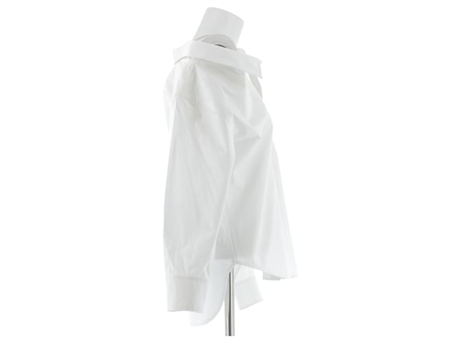 Alexander Wang Camisa blanca de algodón Blanco - vista 3