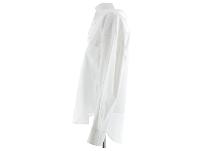 Alexander Wang Camisa blanca de algodón Blanco - vista 4