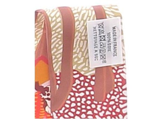Hermès Multicolored silk Twilly 'En liberté' Multiple colors - view 5