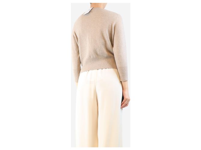 Vince Neutrale cropped Strickjacke - Größe M - Ansicht 2