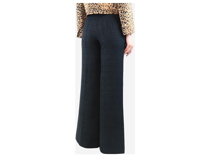 Sandro Pantalones de tweed negros - talla UK 8 - vista 3