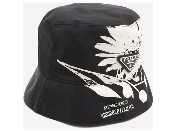Prada Cappello bucket in Re-Nylon nero - taglia M - vista 2