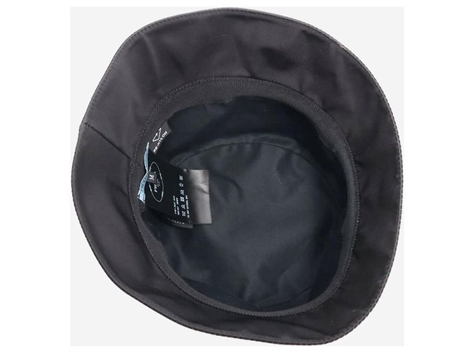 Prada Cappello bucket in Re-Nylon nero - taglia M - vista 4