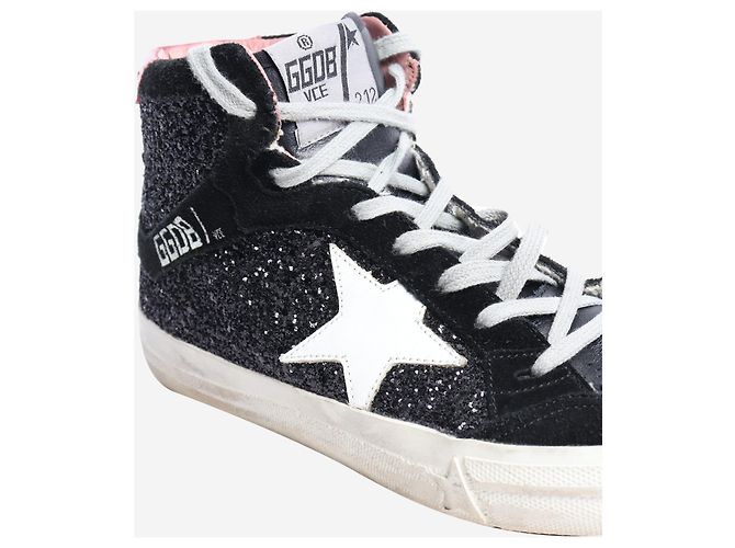 Golden Goose Schwarze Mid Star Sneaker - Größe EU 38 - Ansicht 5