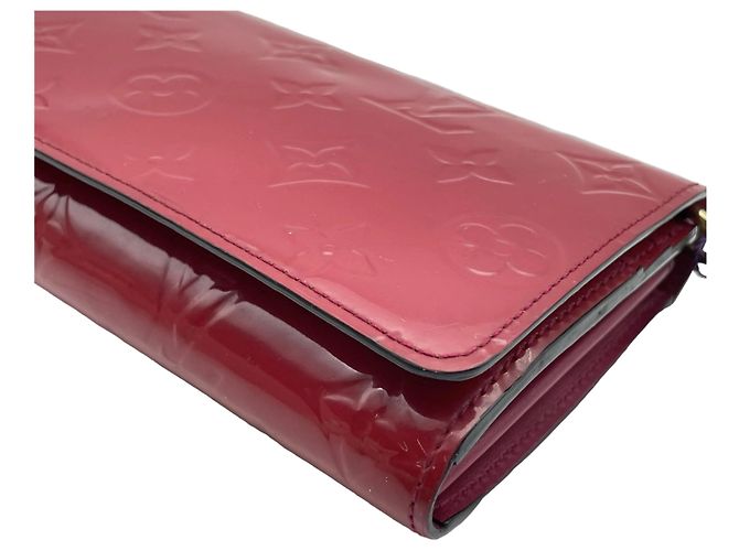 Louis Vuitton Portafoglio a catena Vernis Monogramma Rosso - vista 4