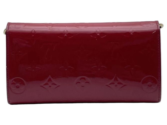 Louis Vuitton Portafoglio a catena Vernis Monogramma Rosso - vista 6