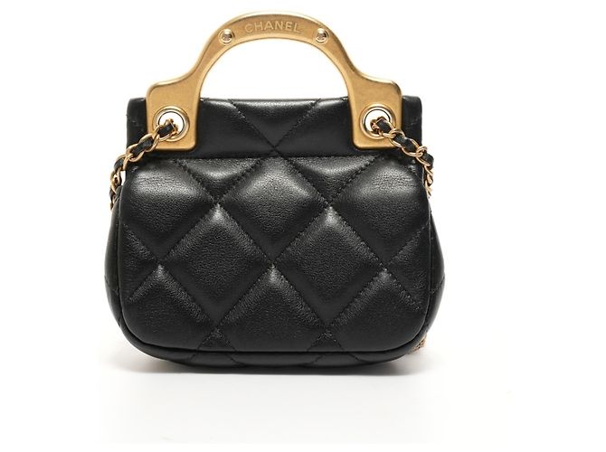 Portafoglio Mini con Catena Matelassée Chanel Nero - vista 2