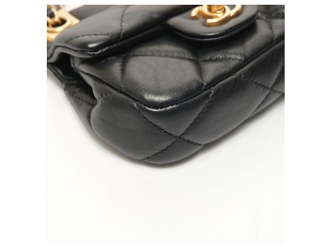 Portafoglio Mini con Catena Matelassée Chanel Nero - vista 5