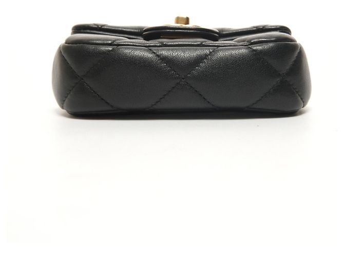 Portafoglio Mini con Catena Matelassée Chanel Nero - vista 7