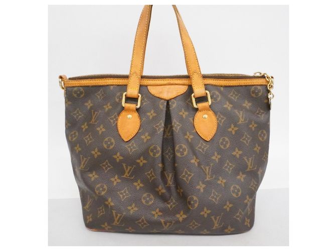 Borsa Tote Palermo PM Monogramma Louis Vuitton Marrone - vista 18
