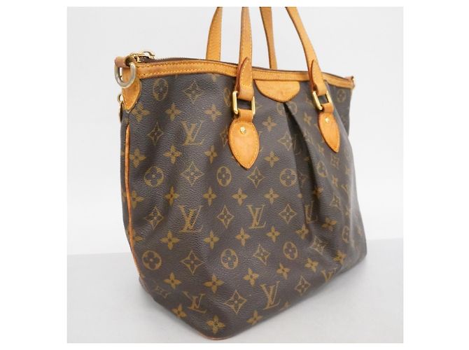 Borsa Tote Palermo PM Monogramma Louis Vuitton Marrone - vista 2