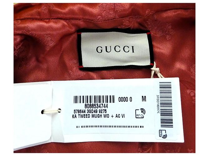 ¡Gucci Original y Nuevo! poncho 100% Lana! Talla única Multicolor - vista 6