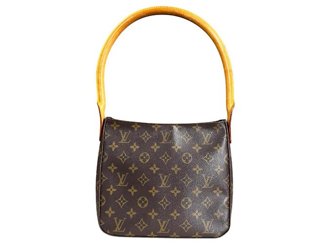 Borsa a Spalla Looping MM Monogramma Louis Vuitton Marrone - vista 3