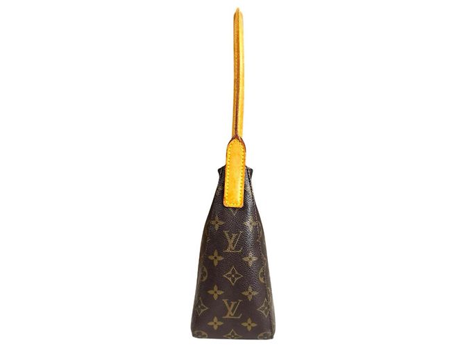 Borsa a Spalla Looping MM Monogramma Louis Vuitton Marrone - vista 4