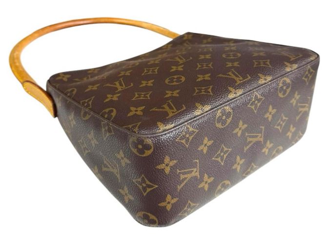 Borsa a Spalla Looping MM Monogramma Louis Vuitton Marrone - vista 6