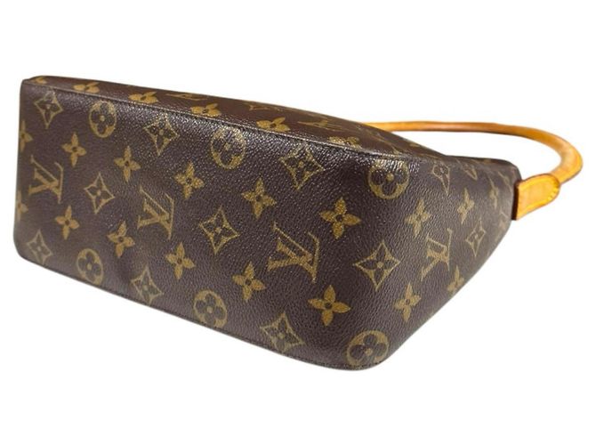 Borsa a Spalla Looping MM Monogramma Louis Vuitton Marrone - vista 7
